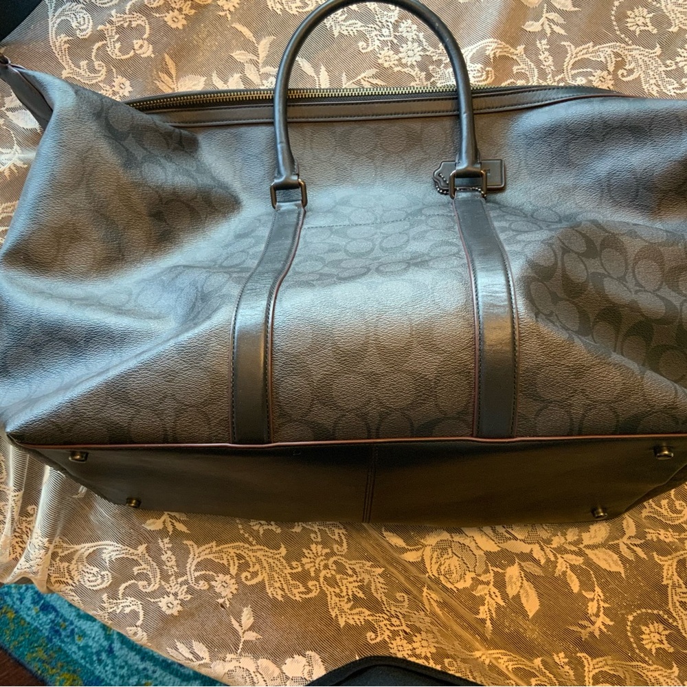Coach Black Patterned Duffel Bag - image 2